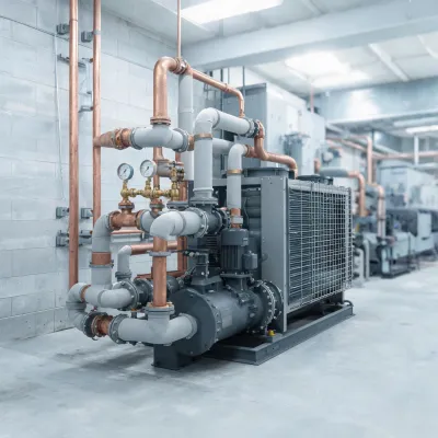 industrial refrigeration system installation