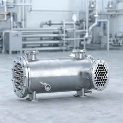 stainless steel shell and tube heat exchanger